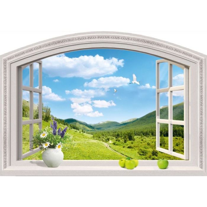 Фотообои Дивный вид ЛЮКС 1,94х1,36 м (из 4 листов)