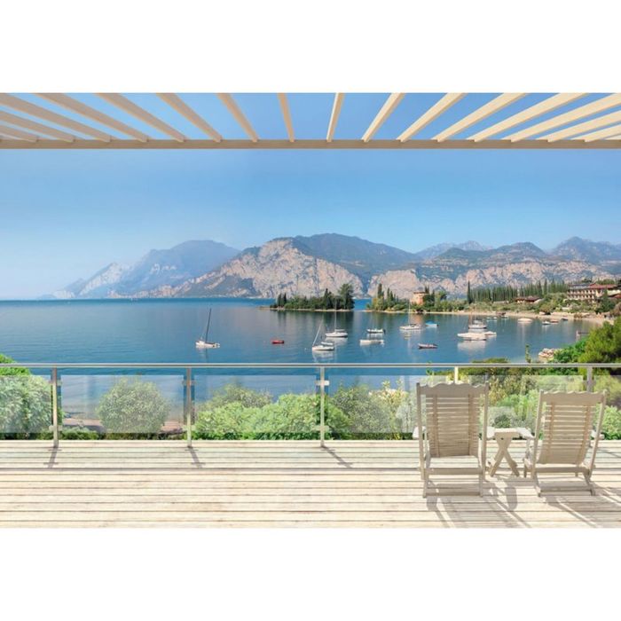 Фотообои Озеро Гарда ЛЮКС 2,91х2,04 м (из 9 листов)