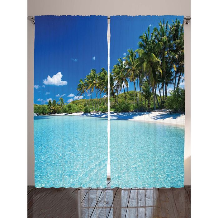 Комплект фотоштор Magic Lady "Лёгкий бриз", 145х265 см - 2 шт, п/э 100%