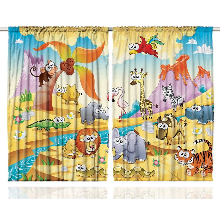 Комплект фотоштор Magic Lady 1224 , 145х265 см - 2 шт, п/э 100%