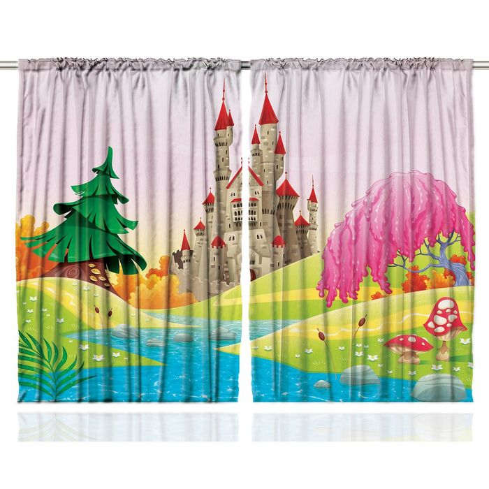 Комплект фотоштор Magic Lady 1242 , 145х265 см - 2 шт, п/э 100%