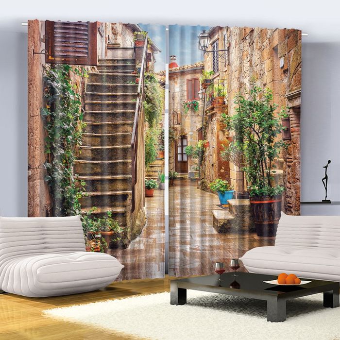 Комплект фотоштор Magic Lady 14597 , 145х265 см - 2 шт, п/э 100%