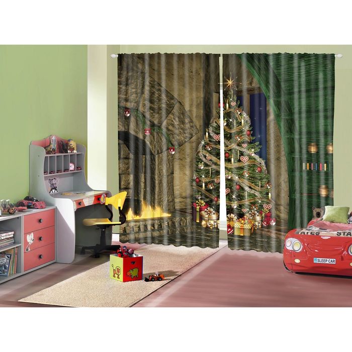 Комплект фотоштор Magic Lady 1749 , 145х265 см - 2 шт, п/э 100%