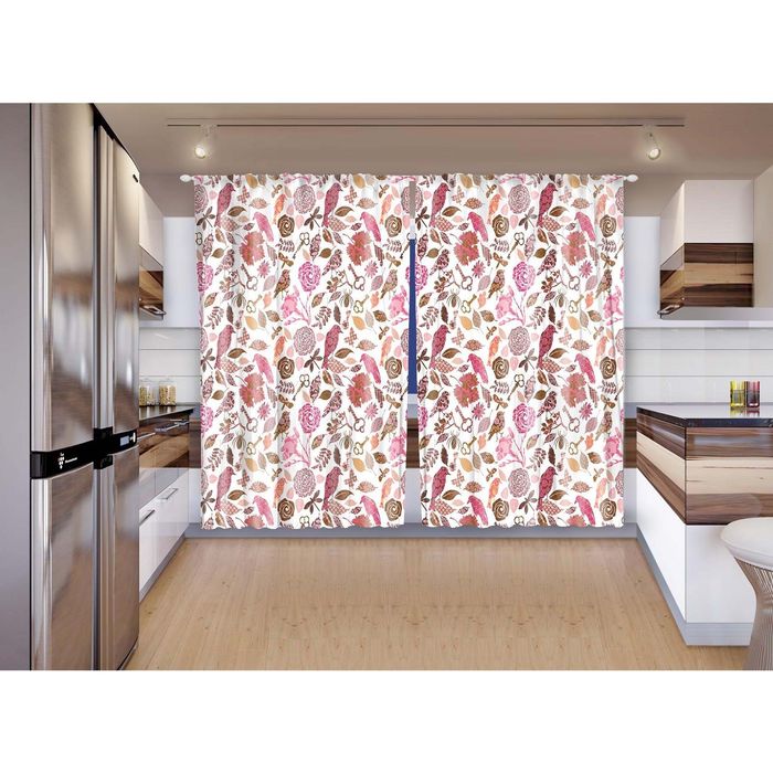 Комплект фотоштор Magic Lady 2021 , 145х265 см - 2 шт, п/э 100%