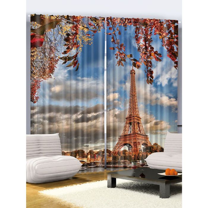 Комплект фотоштор Magic Lady 2292 , 145х265 см - 2 шт, п/э 100%