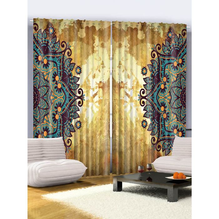 Комплект фотоштор Magic Lady 2549 , 145х265 см - 2 шт, п/э 100%