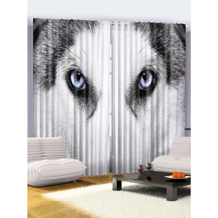 Комплект фотоштор Magic Lady 807 , 145х265 см - 2 шт, п/э 100%