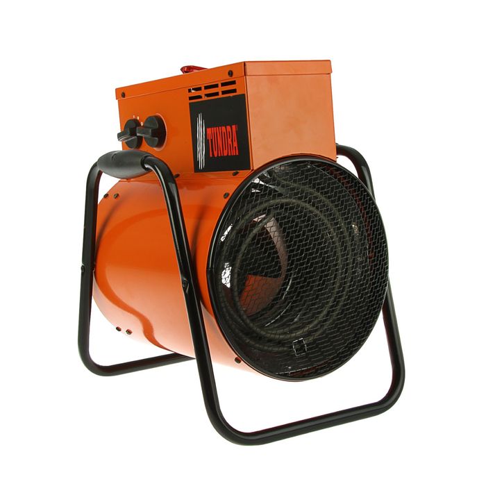 Тепловая пушка TUNDRA ТВ 6/12 СТ, 3000/6000 Вт, электрическая, 380 Вольт, цвет микс