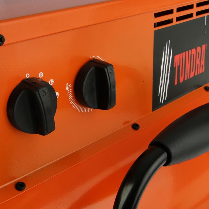 Тепловая пушка TUNDRA ТВ 6/12 СТ, 3000/6000 Вт, электрическая, 380 Вольт, цвет микс