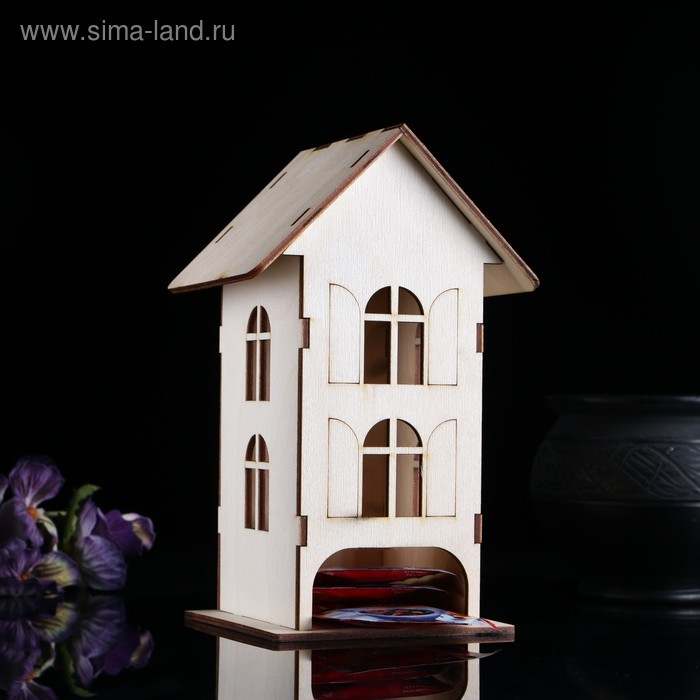 Чайный домик Дом двухэтажный чайный домик дом из красного кирпича 9 8×9 8×17 4 см