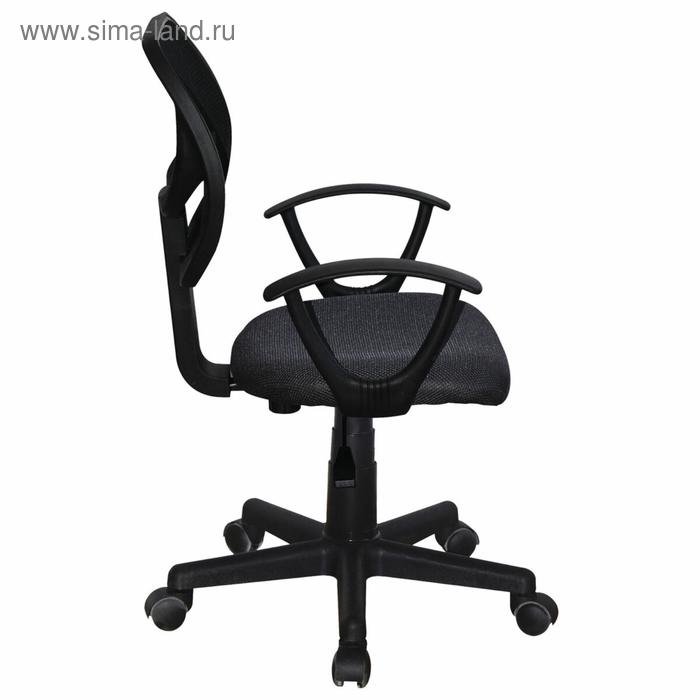 

Кресло оператора BRABIX Flip MG-305, до 80 кг, с подлокотниками, чёрно-серое
