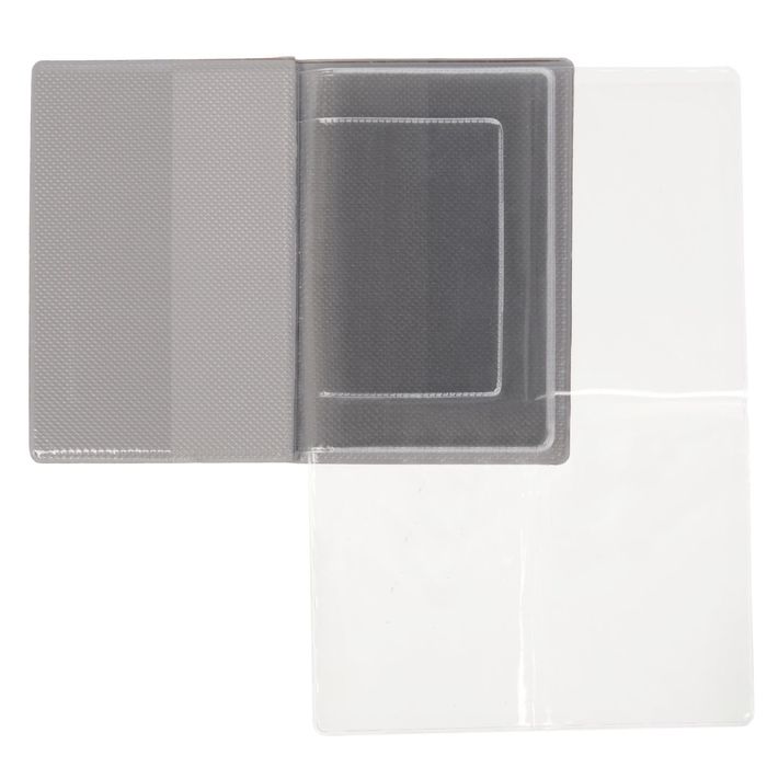 Обложка для автодокументов "Узоры" вишнёвая иск. кожа