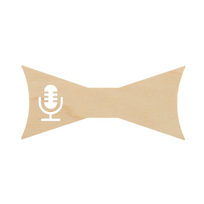 Заготовка для бабочки "Микрофон"