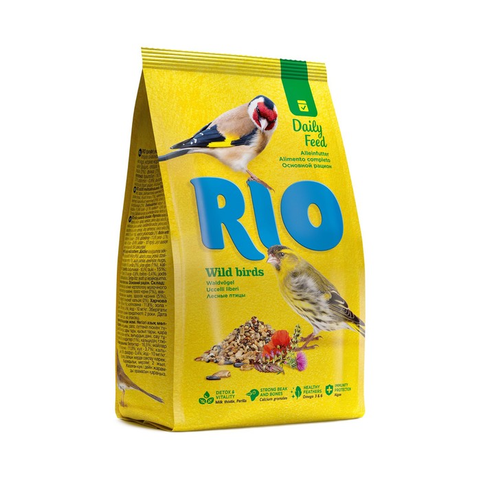 Корм RIO для лесных певчих птиц, 500 г корм для лесных певчих птиц rio основной рацион 500 г
