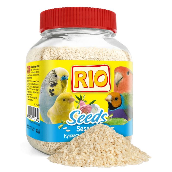 Лакомство RIO  "Кунжут" для всех видов птиц, 250гр