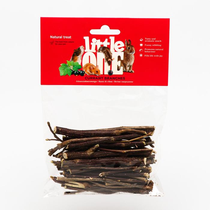 Лакомство Little One   "Ветви смородины" для грызунов, 50гр