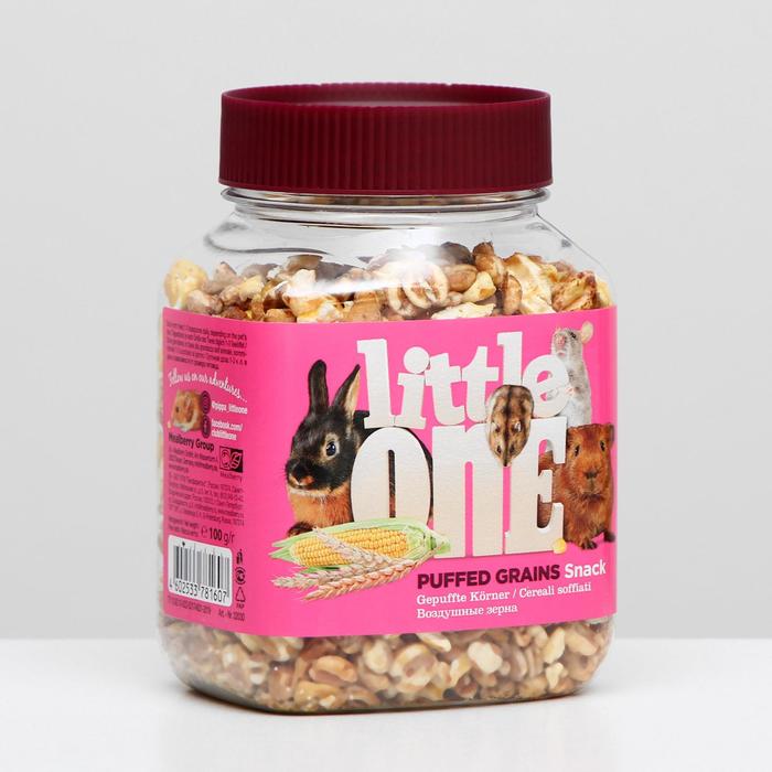 Лакомство Little One  "Воздушные зерна" для грызунов, 100гр