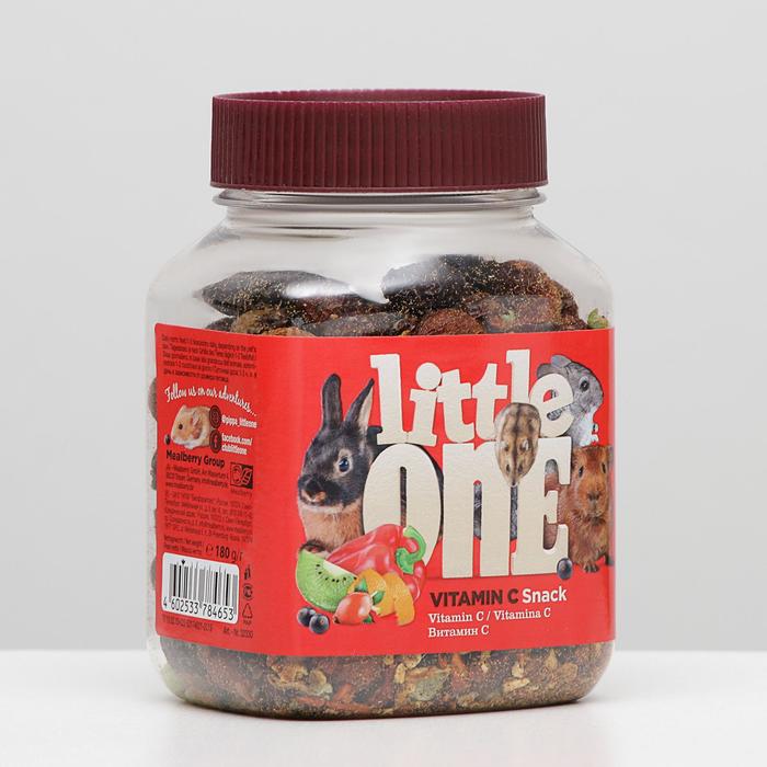 Лакомство Little One  "Витамин С" ягоды, овощи, фрукты для грызунов, 180гр
