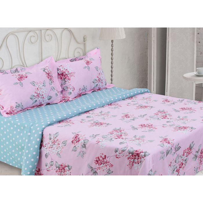 Постельное бельё "Этель" Premium евро Нежный рассвет, размер 200х220 см, 220х240 см, 50х70 + 5 см - 2 шт.