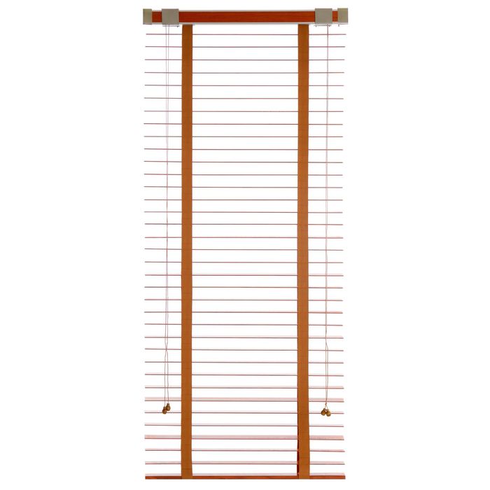 Жалюзи деревянные 70х160 см, цвет черешня
