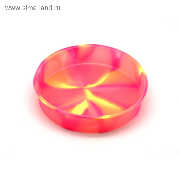 Форма для выпечки круглая Atlantis «Торт», цвет розовый
