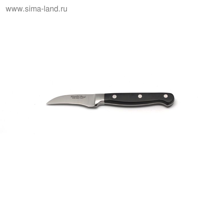 Нож разделочный Atlantis, цвет чёрный, 7 см нож atlantis 24310 sk нож разделочный 7см