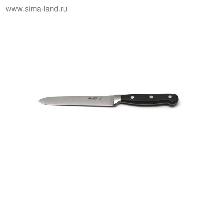 фото Нож кухонный atlantis, 14 см, цвет чёрный