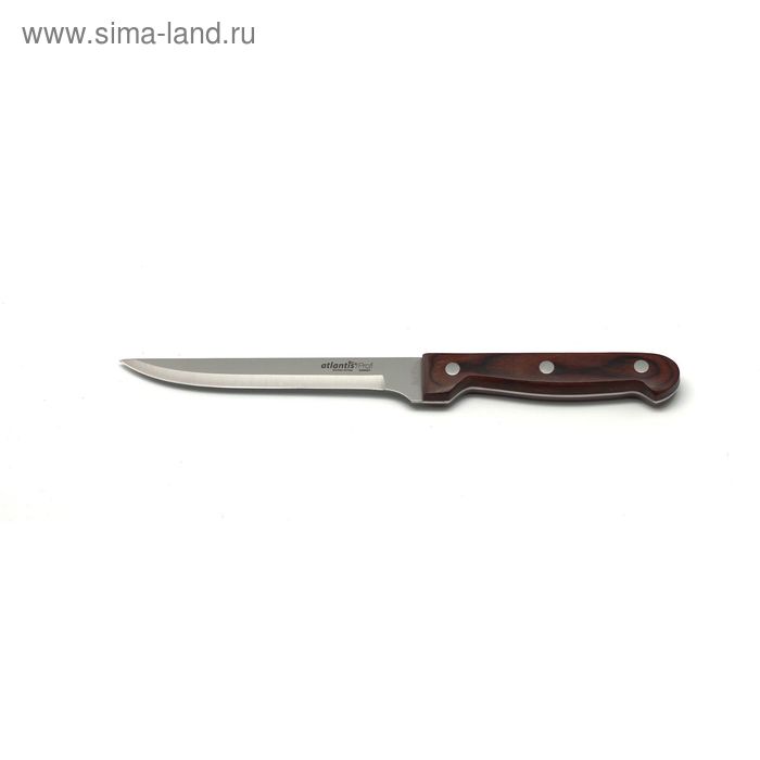 Нож обвалочный Atlantis, цвет коричневый, 15 см нож обвалочный геракл 28 5 см 24106 sk atlantis
