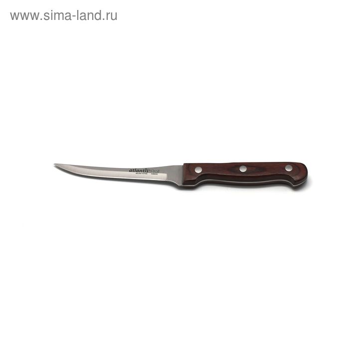 фото Нож для овощей atlantis, 10 см, цвет тёмно-коричневый