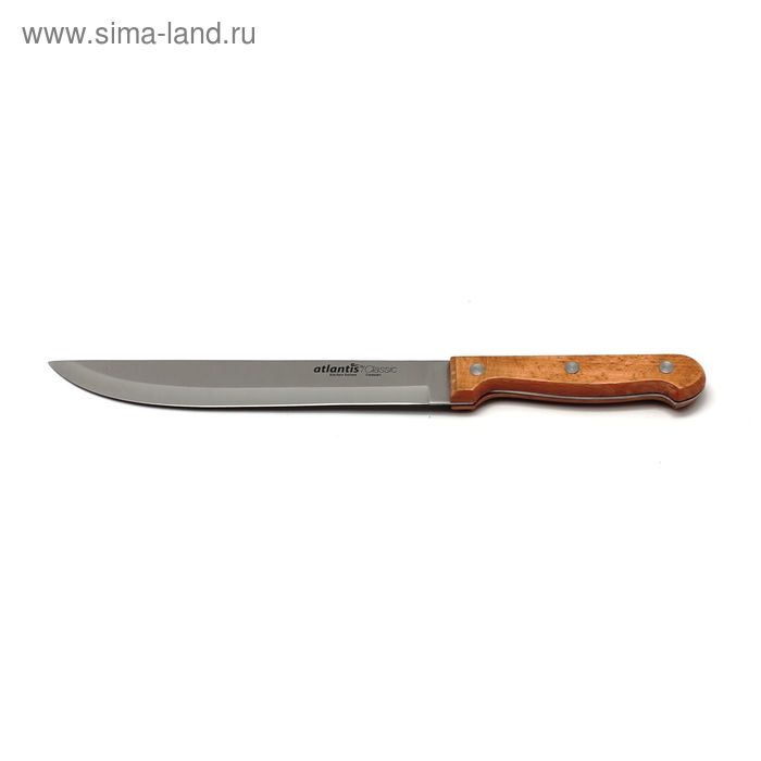 Нож для нарезки Atlantis, цвет светло-коричневый, 20 см нож для нарезки atlantis зевс 20 см