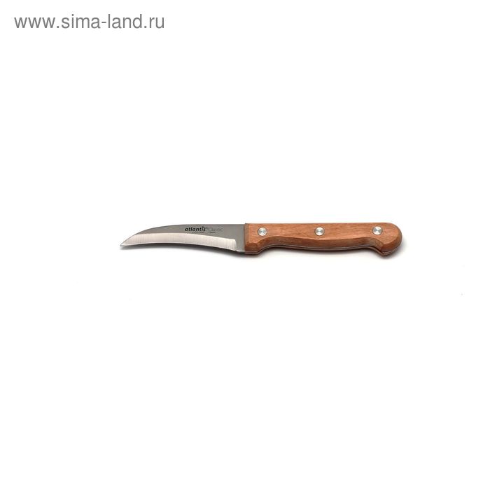 фото Нож для чистки atlantis, 8 см, цвет бежевый