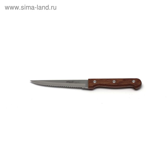 Нож для стейка Atlantis, цвет коричневый, 11 см нож для стейка tefal fresh kitchen 11 см k1220805