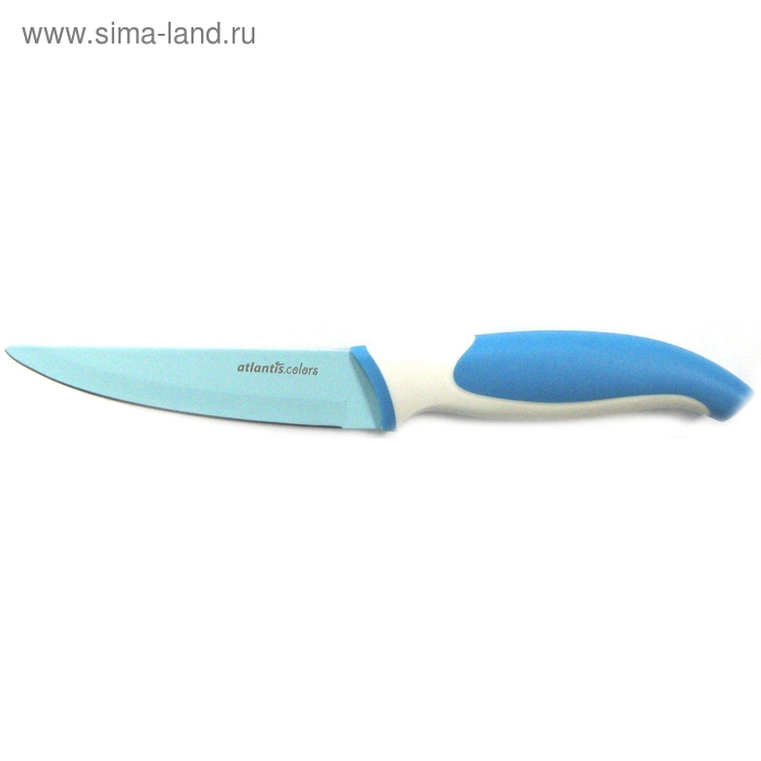 фото Нож для овощей atlantis, 10 см, цвет голубой