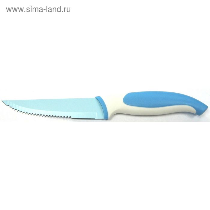Нож кухонный Atlantis, цвет голубой, 10 см нож кухонный atlantis цвет жёлтый 13 см