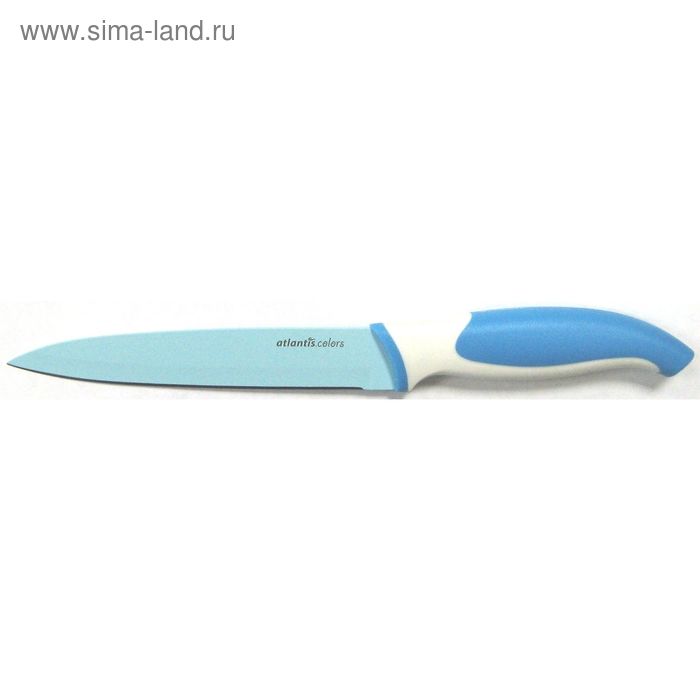 фото Нож кухонный atlantis, 13 см, цвет голубой