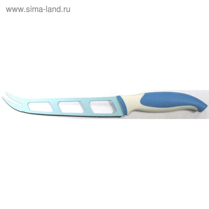 Нож для сыра Atlantis, цвет голубой, 13 см нож для сыра 13см розовый atlantis