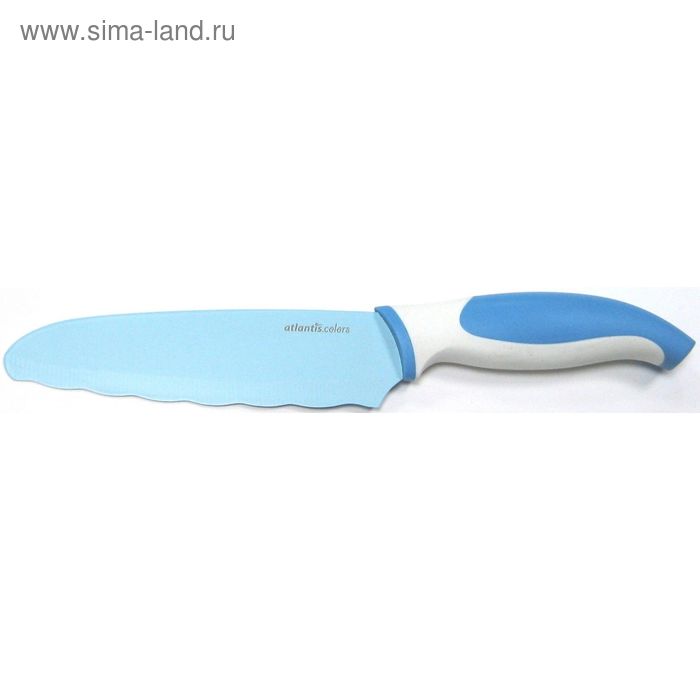 фото Нож универсальный atlantis, цвет голубой, 16 см