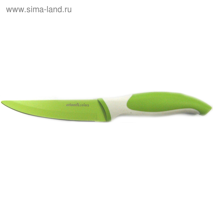 фото Нож для овощей atlantis, 10 см, цвет салатовый