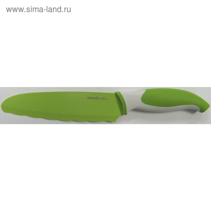 фото Нож универсальный atlantis, 16 см, цвет салатовый