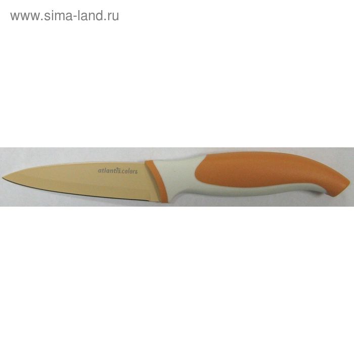 фото Нож для овощей atlantis, 9 см, оранжевый