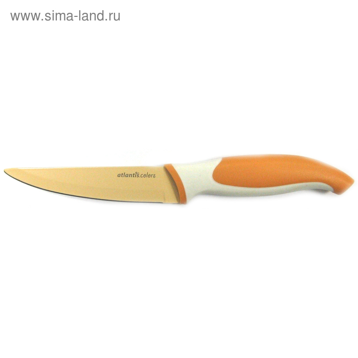 фото Нож для овощей atlantis, 10 см, оранжевый