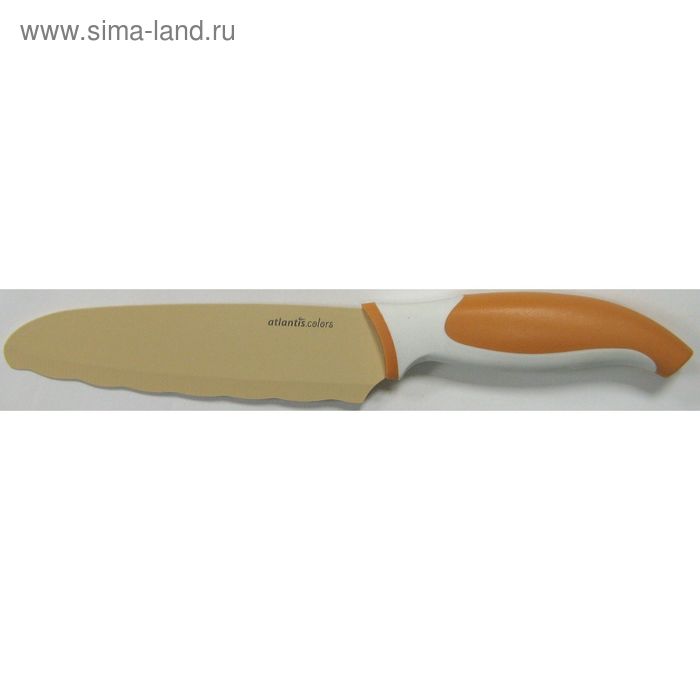 фото Нож универсальный atlantis, 16 см, цвет оранжевый