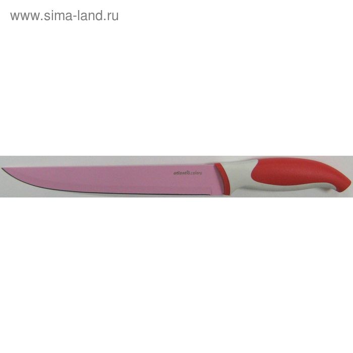 фото Нож для нарезки atlantis, 20 см, красный