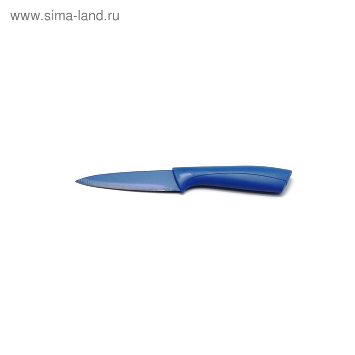 Нож для овощей Atlantis, цвет синий, 9 см нож для овощей atlantis 9 см темное дерево 24709 sk
