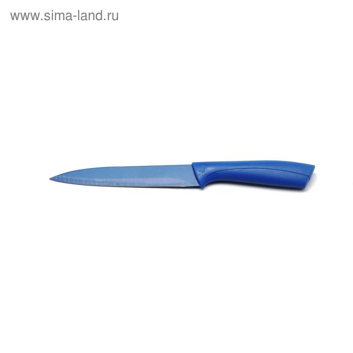 Нож кухонный Atlantis, цвет синий, 13 см нож atlantis 24408 sk нож кухонный 12см