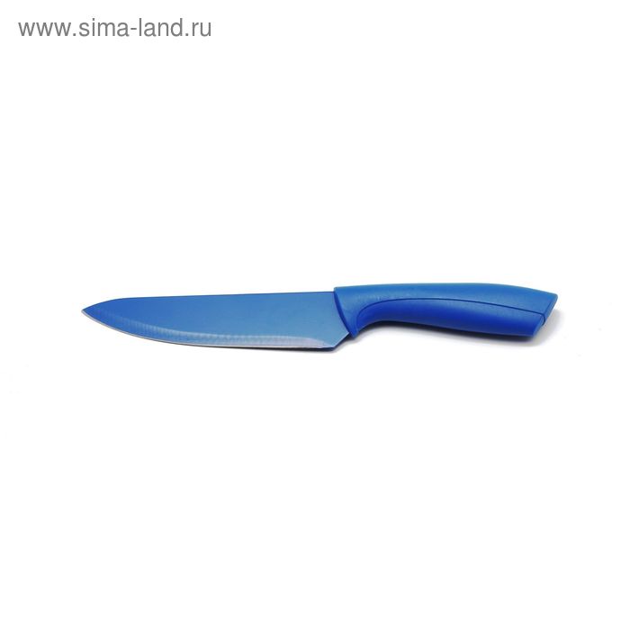 фото Нож поварской atlantis, 15 см, цвет синий