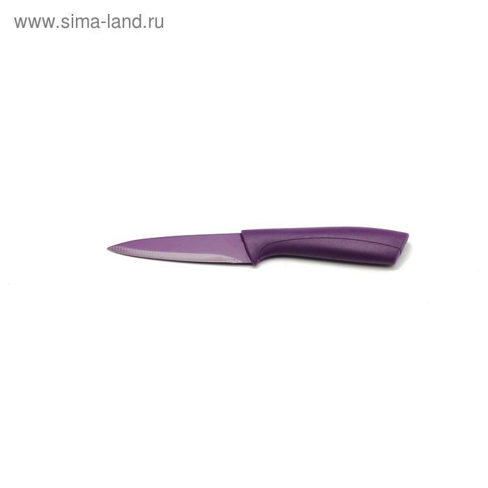 Нож для овощей Atlantis, цвет фиолетовый, 9 см нож для овощей atlantis 9 см темное дерево 24709 sk