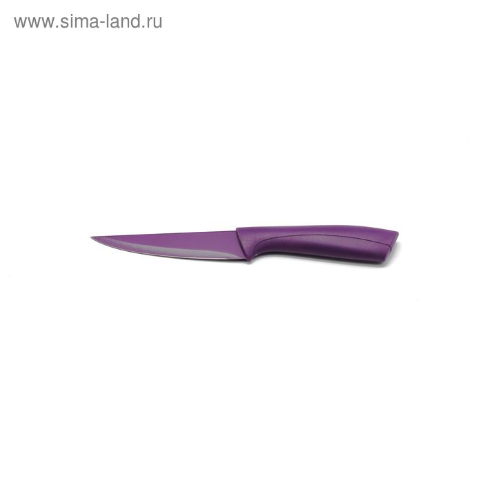 Нож для овощей Atlantis, цвет фиолетовый, 10 см нож для овощей калипсо 24410 sk atlantis