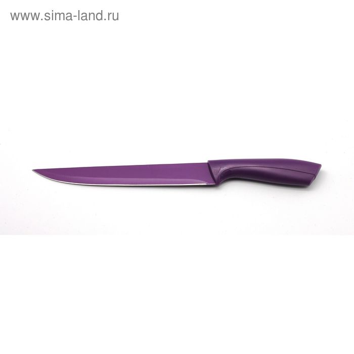 Нож для нарезки Atlantis, цвет фиолетовый, 20 см нож для нарезки atlantis цвет зелёный 20 см