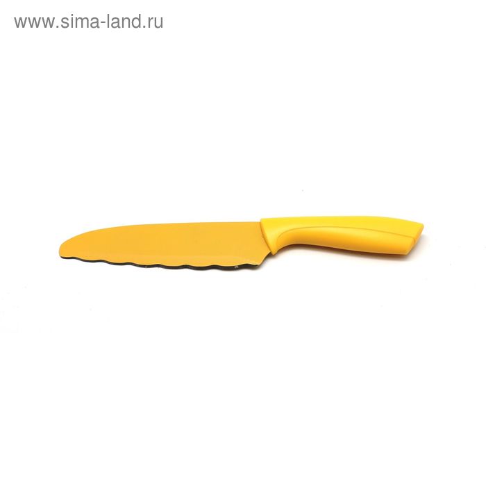 фото Нож универсальный atlantis, цвет жёлтый, 16 см